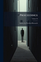 Proceedings, Volume 30... 1274376904 Book Cover