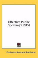 Effective Public Speaking 1164629034 Book Cover