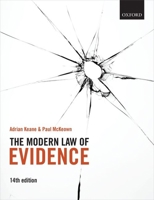 The Modern Law of Evidence 019285593X Book Cover