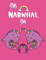Narwhal: Narwhal Unicorn of the Sea Dot-to-Dot Puzzles and Tracing The Drawing Images Book For Girls ~ Get Well Soon, Birthday Gift Ideas B0892HRTYC Book Cover