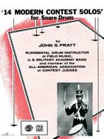 14 Modern Contest Solos for Snare Drum 0769228232 Book Cover