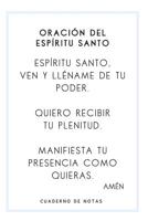 Oraci�n Del Esp�ritu Santo Cuaderno De Notas: Cuaderno con Oraci�n Del Esp�ritu Santo en la tapa - Regalo Religioso y Espiritual para Amigo o Amiga o Cualquier Ser Querido - Regala o Reg�late Tus Orac 1081347449 Book Cover