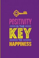 Positivity Is The Key To Happiness: 90 Days Of Gratitude Prompts For Women 1687018626 Book Cover