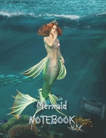 Mermaid NOTEBOOK: Notebooks and Journals 110 pages (8.5x11) 1700731386 Book Cover