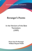 Beranger's Poems: In the Versions of the Best Translators 1160312427 Book Cover