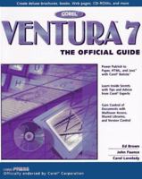 Corel Ventura 7: The Official Guide (Official Guide to Corel Ventura) 007882169X Book Cover