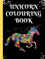 Unicorn colouring book: fun for everyone adults and children 1096645440 Book Cover