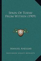 Spain Of Today From Within 1165097877 Book Cover