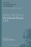 Philoponus: On Aristotle Physics 1.1-3 1472557697 Book Cover