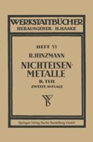 Nichteisenmetalle 3662371294 Book Cover