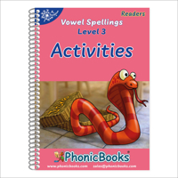 Phonic Books Dandelion Readers Vowel Spellings Level 3 Jake, the Snake Activities: Activities Accompanying Dandelion Readers Vowel Spellings Level 3 ... Decodables for Beginner and Emergent Readers) 1783693320 Book Cover