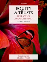 Equity and Trusts: Text, Cases, and Materials 0198910851 Book Cover