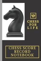 Chess Score Record Notebook -Track Your Moves & AnalyseYour Strategies: Record your Chess Moves in this Notebook - Scorebook Sheets Pad for Record Your Moves During a Chess Games 1677487569 Book Cover