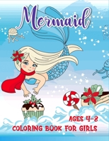 mermaid coloring book for girls ages 4-8: Cute funny Mermaids Activity Book for Kids girls boys teen students Workbook drawing. colouring colored book B08NLJ5NLX Book Cover