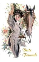 Beste Freunde (Pferde Notizbuch): Notizbuch, Notebook, Pferde, Pferd, Reiten, Einschreibbuch, Tagebuch, Diary, Notes, Geschenkbuch, Freundesbuch, Buch ... Pocketformat, Bestseller 3739233052 Book Cover