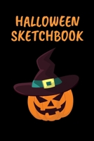 Halloween Sketchbook: A Book For Your All Hallows Eve Sketches 1692337297 Book Cover