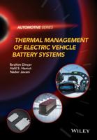 Thermal Management of Electric Vehicle Battery Systems 1118900243 Book Cover