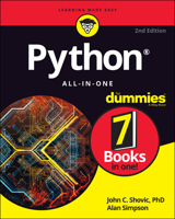 Python All-in-One For Dummies 1119557593 Book Cover