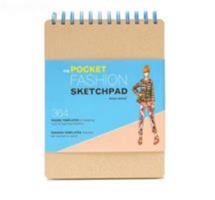 The Pocket Fashion Sketchpad: 380 Figure Templates for Designing Looks and Capturing Inspiration 1452118337 Book Cover