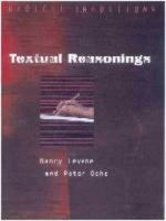 Textual Reasonings: Jewish Philosophy and Text Study at the End of the Twentieth Century (Radical Traditions) 0802839975 Book Cover