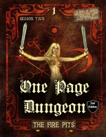 One Page Dungeon: The Fire Pits B09328MHQV Book Cover