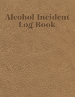 Alcohol incident log book: Simple layout for easy record keeping: Tan leather effect cover 1709870788 Book Cover