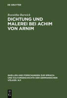 Dichtung Und Malerei Bei Achim Von Arnim 3110118262 Book Cover