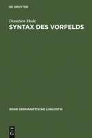 Syntax Des Vorfelds 348431074X Book Cover