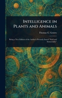Intelligence in Plants and Animals 1023582015 Book Cover