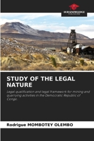 Study of the Legal Nature 620920161X Book Cover