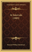 At Intervals 1166422666 Book Cover