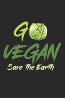 Vegan Notebook: Journal 6x9 inches with 120 Lined Pages 1671335252 Book Cover