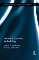 Hahn and Economic Methodology 0415213487 Book Cover