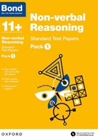 Bond 11+: Non Verbal Reasoning: Standard Test Paperspack 1 0192740776 Book Cover