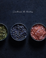 Cuaderno de Recetas: Cuaderno elegante para anotar las mejores recetas e instrucciones para guardar o regalar a un ser querido, ideal para personas ... (Portada Especias) (Spanish Edition) 1656264218 Book Cover