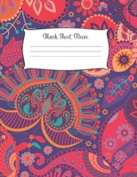 Blank Sheet Music Notebook Kids: Music Manuscript Paper / White Marble Blank Sheet Music / Notebook for Musicians  / Composition Books Gifts 100 Pages (8.5x11), perfect for learning 1674224990 Book Cover