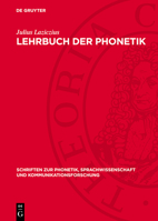 Lehrbuch Der Phonetik 311276126X Book Cover