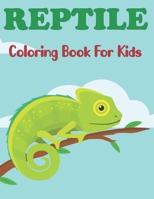 Reptile Coloring Book for Kids: A Coloring Pages for Children with Alligators, Crocodiles, Turtles, Lizards, Snakes, Frogs and More Reptiles. Vol-1 B095B6ZBVF Book Cover