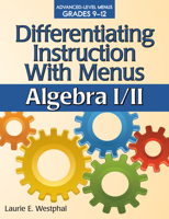 Differentiating Instruction with Menus: Algebra I/II 1618210793 Book Cover