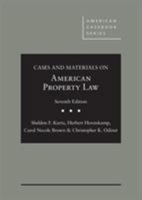 Cases and materials on American property law 0314263764 Book Cover