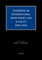 Yearbook on International Investment Law & Policy 0199812357 Book Cover