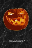 TERMINPLANER: Kinder Kalender Halloween Feier Terminkalender - Gruseliger Kürbiskopf Wochenplaner Halloween Wochenplanung Süßes oder Saures ... To-Do Liste Termine (German Edition) 1672684161 Book Cover