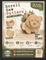 Panda Planter & Money Box: Scroll Saw Pattern B0H4FDBS1K Book Cover