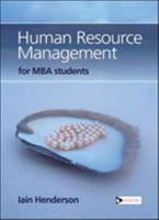 Human Resource Management For Mba Students 184398265X Book Cover