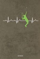 Tennis - Notebook: Für Tennis Spieler | Notizbuch Tagebuch ... | Tennisspieler bei Tennisspielen oder Tennis Turnieren (German Edition) 1675490872 Book Cover