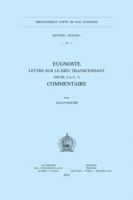 Eugnoste. Lettre Sur Le Dieu Transcendant (NH III, 3 Et V, 1). Edition 9042908513 Book Cover