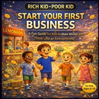 Rich Kid, Poor Kid: The Kids’ Business Fair: A Powerful Story About Young Entrepreneurs, Big Ideas, Teamwork, and Confidence -ages 5-11 (The Rich Kid Academy Series) B0GMXZ2HH7 Book Cover