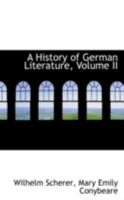 A History of German Literature 0559366159 Book Cover