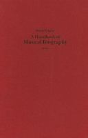A Handbook of Musical Biography (1883) 0863141137 Book Cover