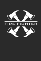 FIRE FIGHTER: Notizbuch Firefighter Notebook Feuerwehr Planer Journal 6x9 liniert 1694001261 Book Cover